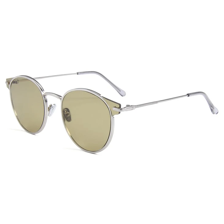 Metal Red Ocean Lens Sunglasses