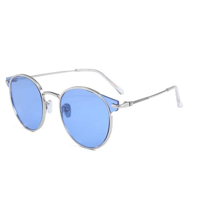 Metal Red Ocean Lens Sunglasses